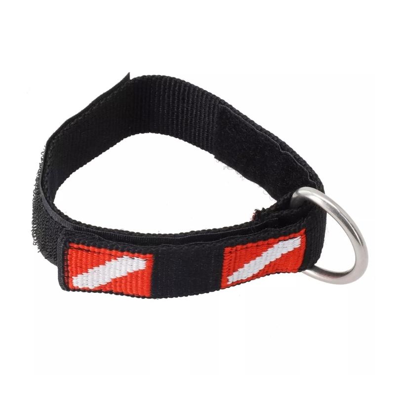2Pcs Scubas Diving Wrist Strap Adjustable Wrist Strap with Rings Scubas Diving Wristband for Scubas Diver and Snorkelers