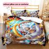 Cartoon Pattern Bedding Quilt Set Quilt Cover Pillowcase Home Decoration Birthday Gift (1 * Duvet Cover + 2 * Pillowcase, Without Core)