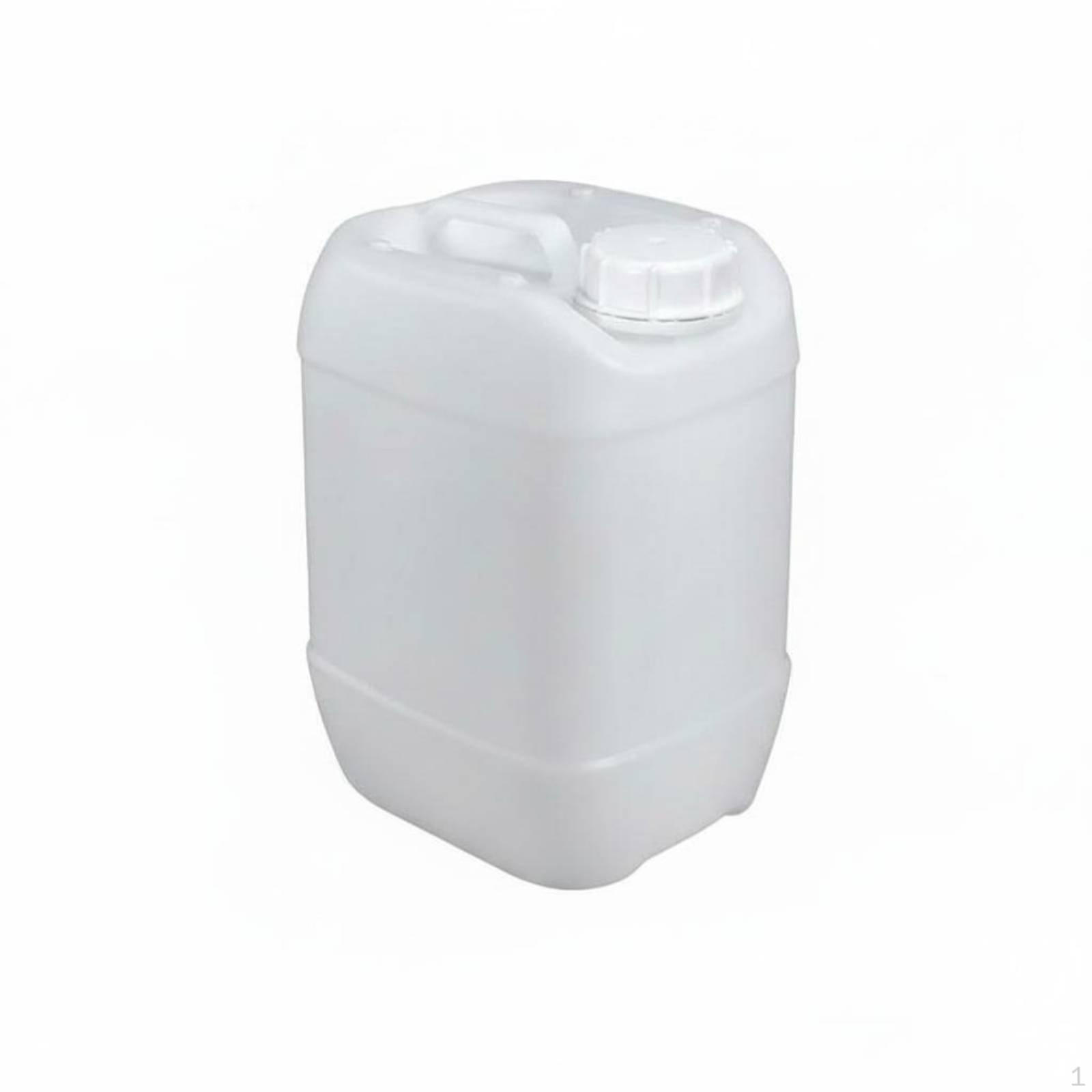 Stackable Drum Food Grade Square HDPE Barrel Watertight Lid Storage for Warehouse, Research White 5L