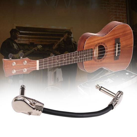  Cavo patch per effetti per chitarra elettrica, leggero, salvaspazio, resistente all'usura, pratico, linea di collegamento