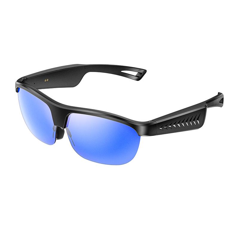 

L01 Smart Audio Glasses: Bluetooth Sunglasses with Replaceable Lenses & Wireless Calling синій