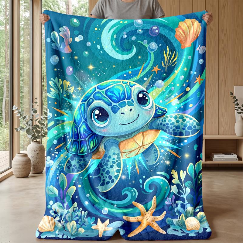 Neon Music Headphones Theme Blanket Lightweight Warm Flannel Blanket Decorative Throw Blanket for Home Decoration