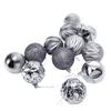 12 Pcs Xmas Ball Ornaments Set 6cm Plastic Hanging Ball Ornaments for Tree Wreath Door Window