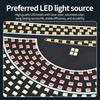 Demon Eyes Vehicle Signal Lights LED Eyes Light Warning Strobe Lights USB Plug-in Matrix Panel Decorations for Car Windshield