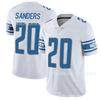 NFL Detroit Lions 20 Barry Sanders Fotbalový dres Pánská sportovní trička Celoroční
