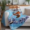 Funny G-Grizzy and The Lemmings Blanket Warm Soft Suitable For Bedroom Sofa Bed Living Room Office Travel Camping Gifts
