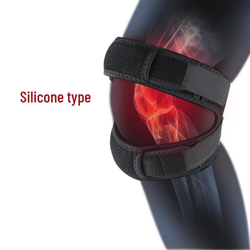 Breathable Shock-Absorbing Compression Knee Strap for Sports and Fitness