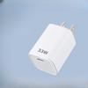 Nowa mini ładowarka 33W GaN PD z szybkim ładowaniem i pojedynczym portem, adapter z certyfikatem brytyjskim i europejskim