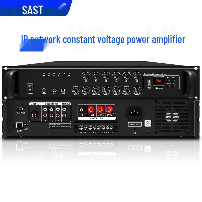 SAST T-9210 Smart IP Broadcast Power Amplifier CN Plug (adapter Included)