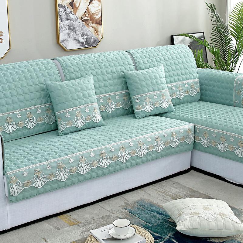 

Подушка для дивана универсальна для всех сезонов, современная простая тканевая нескользящая подушка для сиденья, чехол для дивана в гостиной, полное покрытие полотенцем 70*70cm