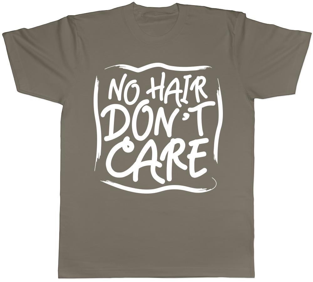 No Hair Dont Care Unisexs Unisexs Ladies TShirt Tee