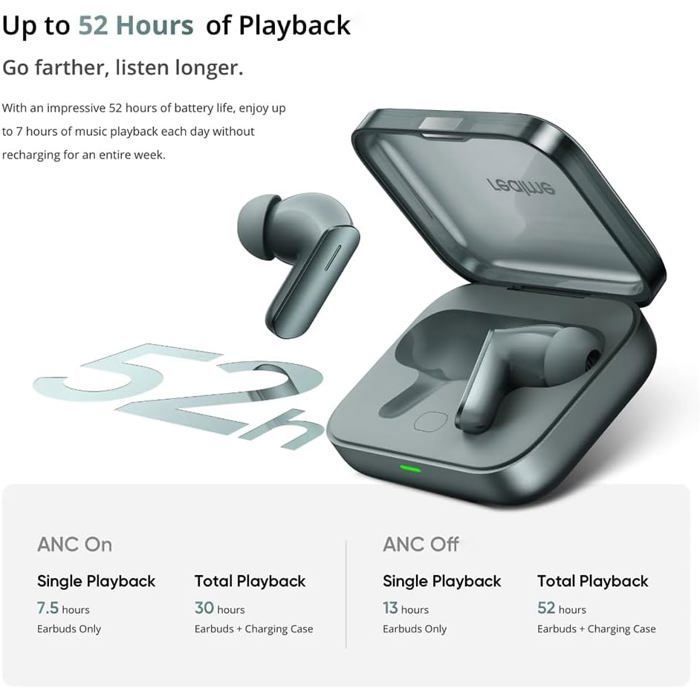 Realme Buds Air 7 Ecouteurs sans Fil Casque Bluetooth sans Fil 5.4 avec Hi-Res Stéréo Écouteurs 52dB Casque Anti Bruit IP55 Or