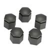 Black 17mm Car Wheel Nut Covers, 20Pcs     Set for , Enhance Finish
