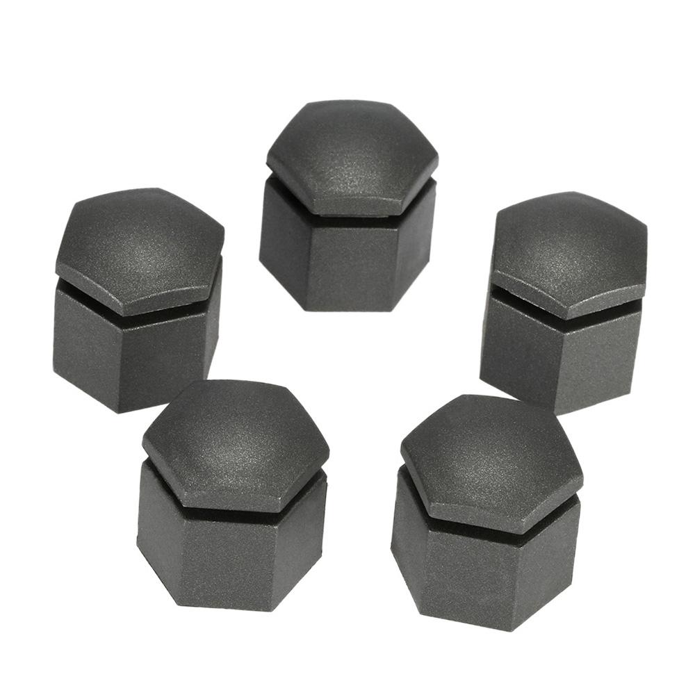 Black 17mm Car Wheel Nut Covers, 20Pcs     Set for , Enhance Finish