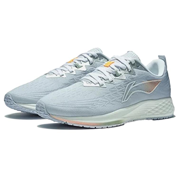 New LiNing Red Hare 4 Shock Absorbers Rebound Low Top Running Shoes Women's Gray ARMS006-1