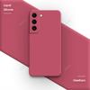 Original Soft Phone Case for Samsung Galaxy S22 Plus Ultra S22+ S22Plus 5G Capa Candy Liquid Silicone Lens Protection Back Cover