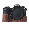 Carcasă Semi-Piele PU pentru Aparat Foto Nikon Z6III cu Decupaj pentru Baterie pentru Nikon Z63 Z6III Piele Magnetică pentru Corp