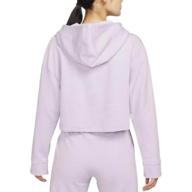 Nike Sweatshirts Women's Pink Purple Hooded Moderate DM6982-530