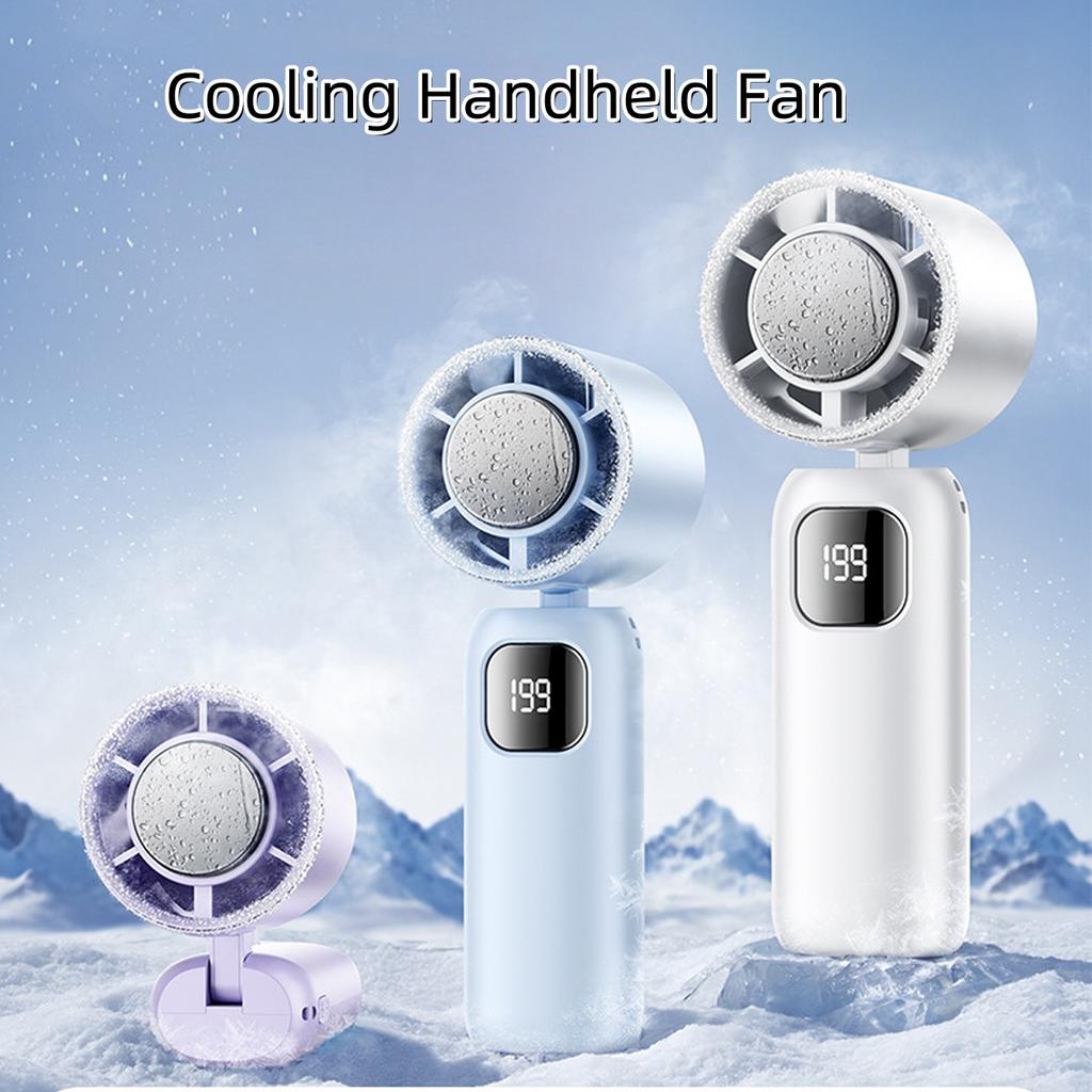 Portable Handheld Turbo Fan Speeds Adjustable Mini Personal Rechargeable Battery Operated Electric Eyelash Cooling Fan
