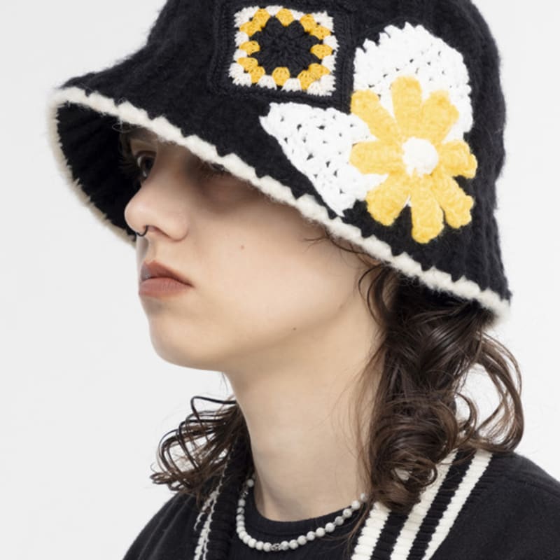 

САМАЯ ЛУЧШАЯ Панама с шерстяной нашивкой ЧЕРНАЯ FREE