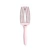Olivia Garden - Fingerbrush Care Brush Iconic Pastel Pink Wild Boar & Nylon Size M