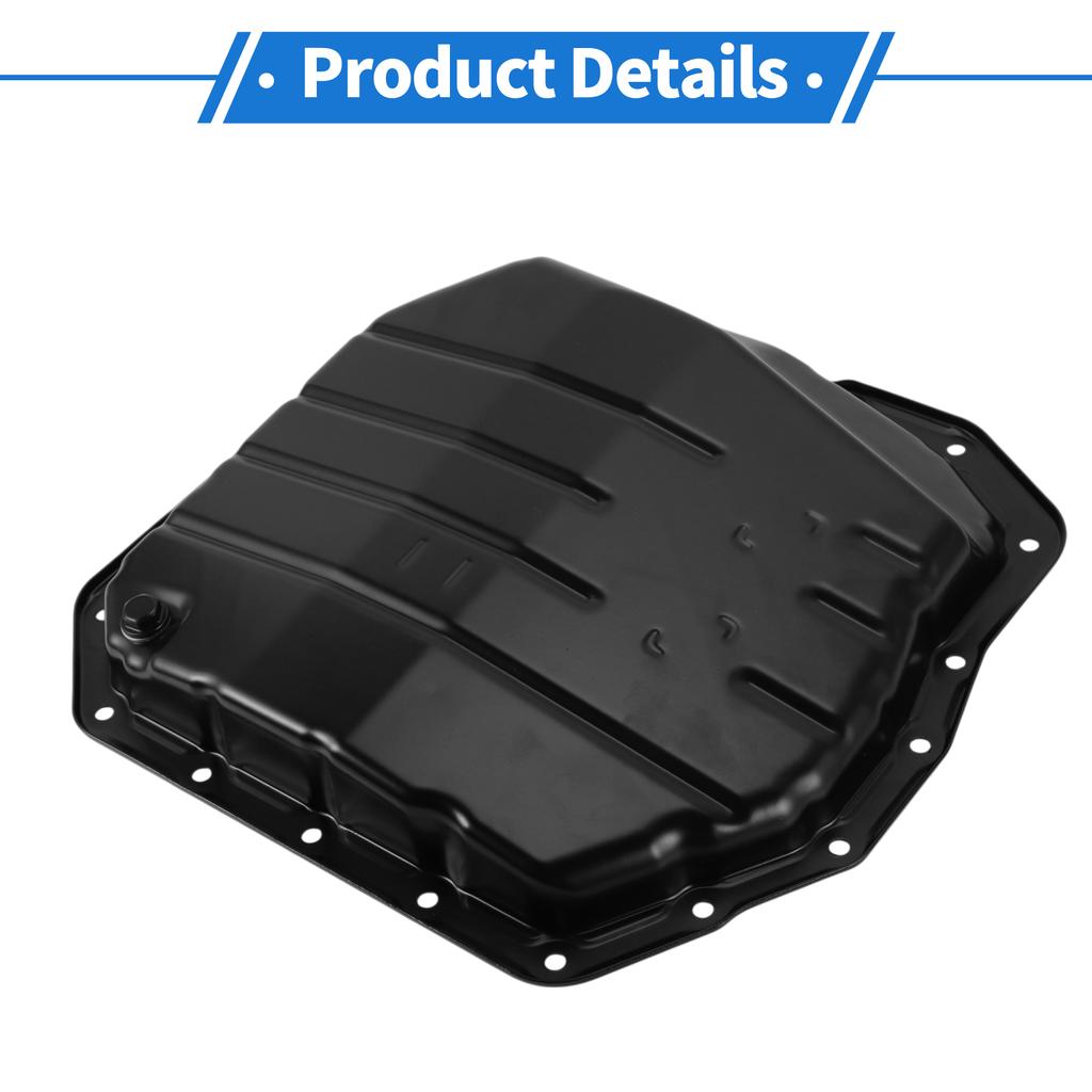 X Autohaux 1 Pc No.3510620032 Engine Oil Pan for Toyota RAV4 2015 Steel Black