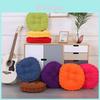 Plush And Comfortable Round Corduroy Chair Pad Cushion For Tatami And Patio