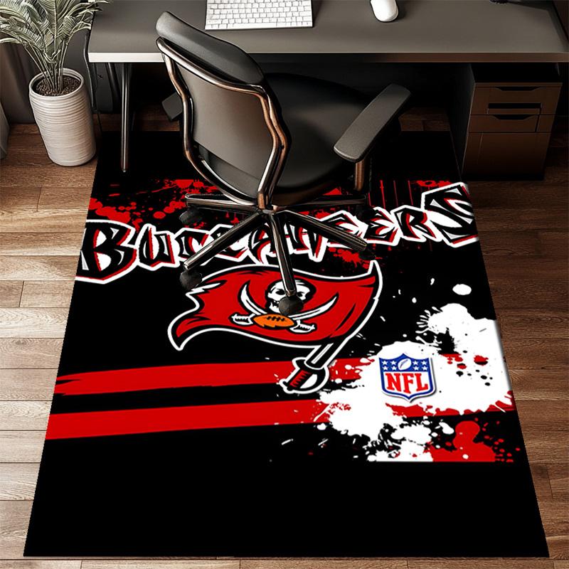 Tampa Bay Buccaneers Logo Rug Game Carpet, Floor Mat for Bedroom Living Room Entryway Rug, Home Decor Idea Gift for Christmas Birthday