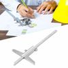 Stainless Steel Depth Caliper, 0.05mm Resolution, 0-150mm Measuring Range, Portable Depth Vernier Micrometer