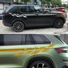 Car Waist Line Vinyl Film Stickers For SUV Auto Racing Sport Styling Long Stripes Graphic Stripes Decor Decal Tuning Accessories