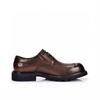 Big Head Shoes Men's Trendy Business Leather Sandals - Breathable, Hollow, Thick Sole, Versatile, Perforated Round Toe