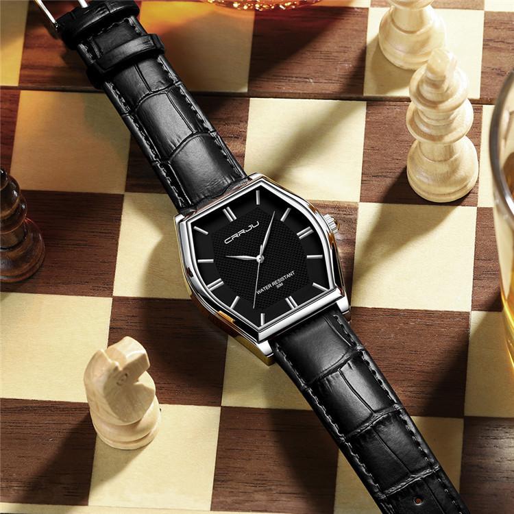 CRRJU-5020 Pasek Modny Prosty męski zegarek na co dzień Męski zegarek Osobowość biznesowa Wodoodporny