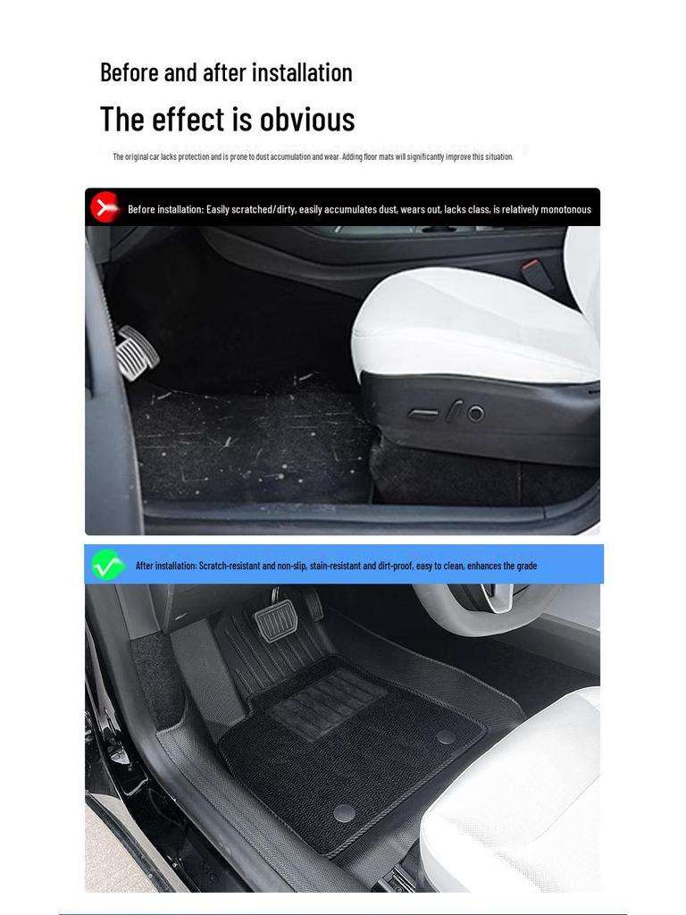 2024 Tesla Model 3 Full Coverage 6D TPE Floor & Trunk Mats