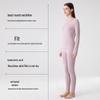 Women's Warm Lenzing Modal Autumn Underwear Set - Skin-Friendly Base Layer Top & Pants with Collar