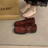 French Retro Platform Thick Heel Mary Jane Single Shoes Women's 2025 Spring and Autumn New Versatile Light Mouth Square Head Grandma Shoes