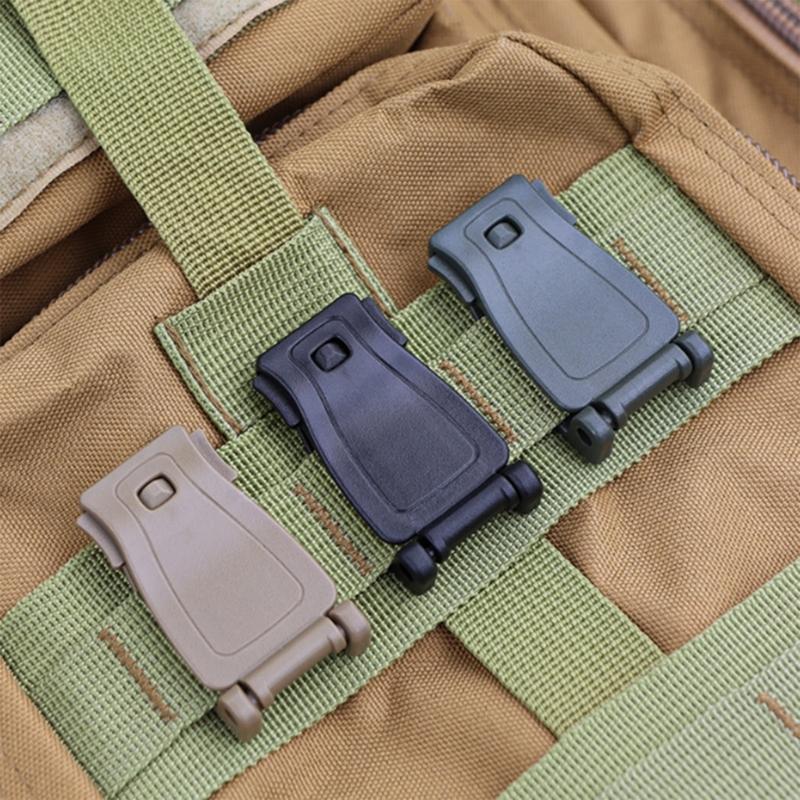 5Pcs Webbing Buckle Connector Fixed Buckle Webbing Clip Accessories Strap Buckle Button Backpack Connecting Buckle Set