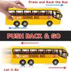 1/16 Scale School Bus Model Car Toys Yellow Color Inertia City Bus Toy  Children Toy