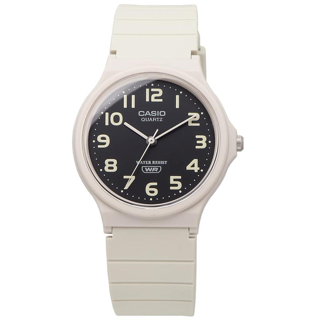Casio Analog Watch MQ-24UC-2B / -24UC-8B with Urethane Strap, Unisex, Matte Navy / Matte Beige, Overseas Model [Parallel Import]