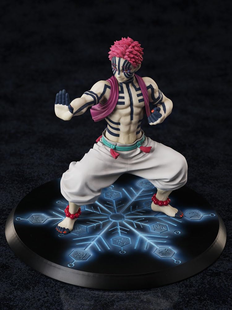 Aniplex Demon Kimetsu no Yaiba Akaza Destruction Compass Needle Scale Figure Slayer 1/8