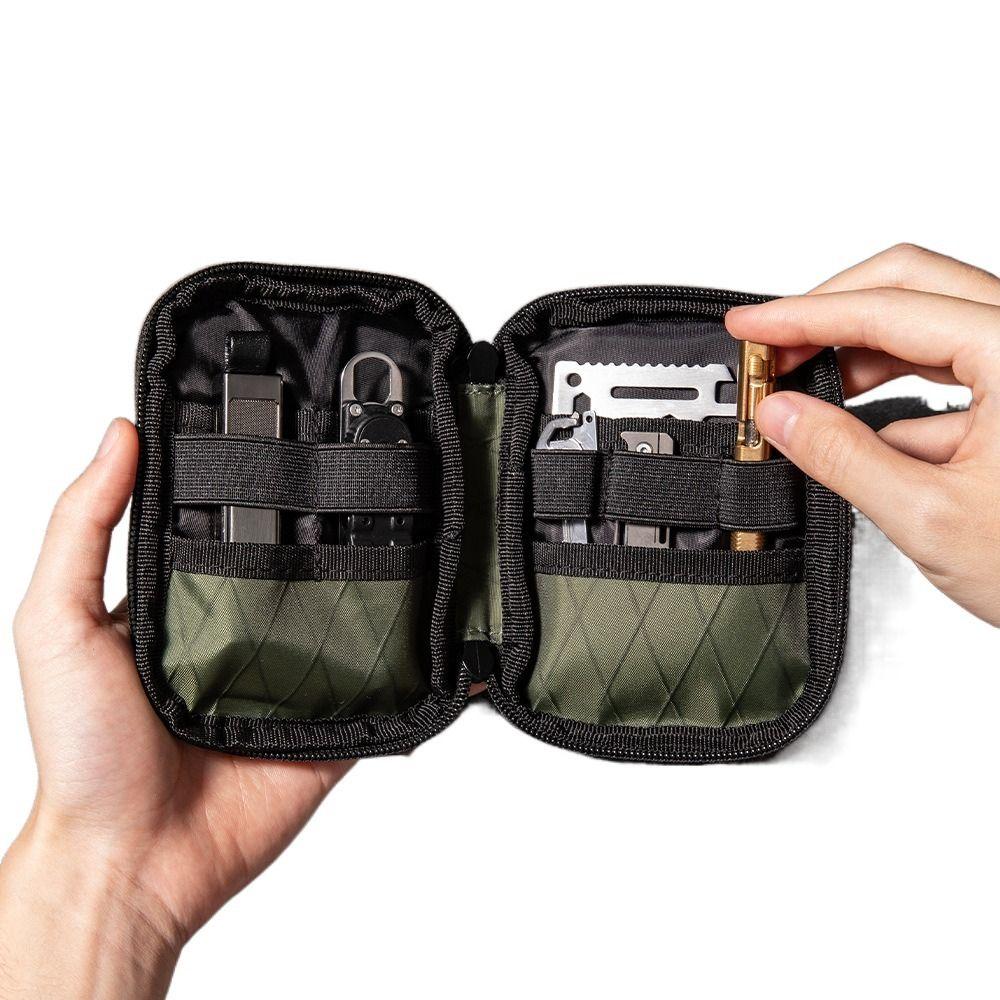 Waterproof EDC Pocket Organizer Sundries Bag Tool Storage Bag EDC Wallet Pouch  Outdoor Cycling