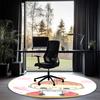 Little My Printed Round Rug Carpet Chair Rug Area Rug Entryway Doormats,for Office Chair Living Room Bedroom Kitchen Room.