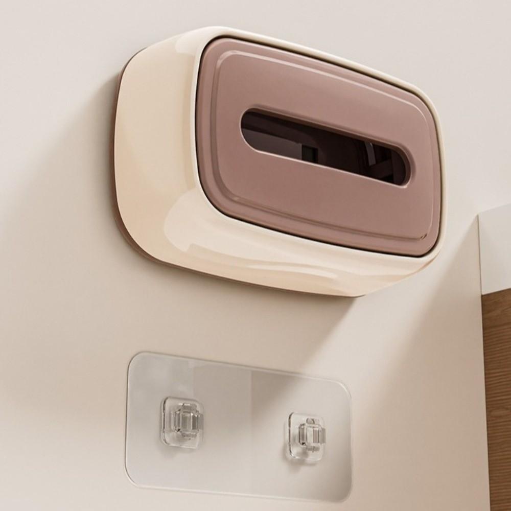 Plastic Tissue Box Holder Dust-proof Paper Towel Storage Box Modern Napkin Holder Dining Room