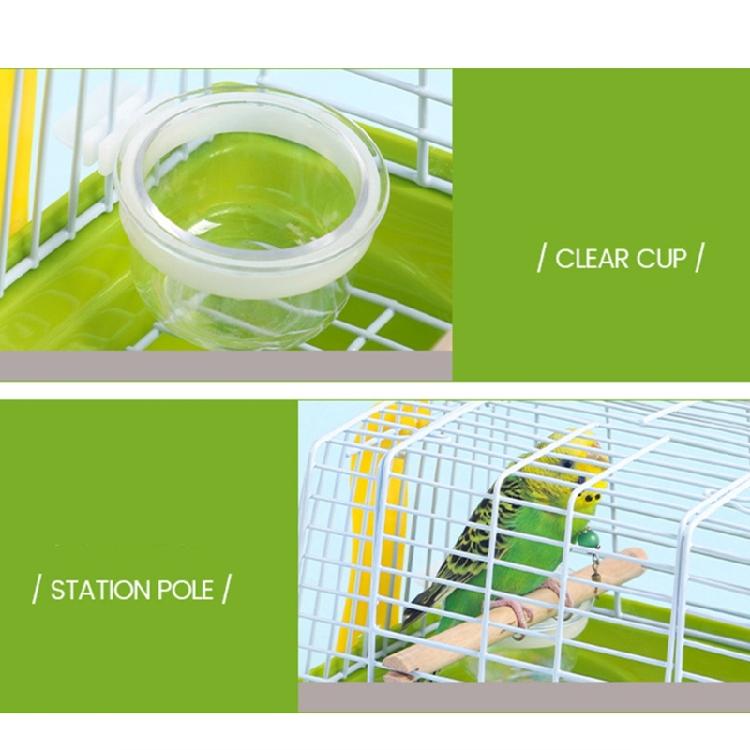 Compact Outdoor Bird House With Carrying Handle For Pet Parrots Budgies Handheld Cage