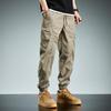 Tooling pants men's spring and summer loose large size Harlan leggings men's trendy brand ruffian handsome casual pants