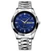 Langjue Men'S Watch Luminous Watch, Weekly Double Calendar Quartz Watch, Couple Watch