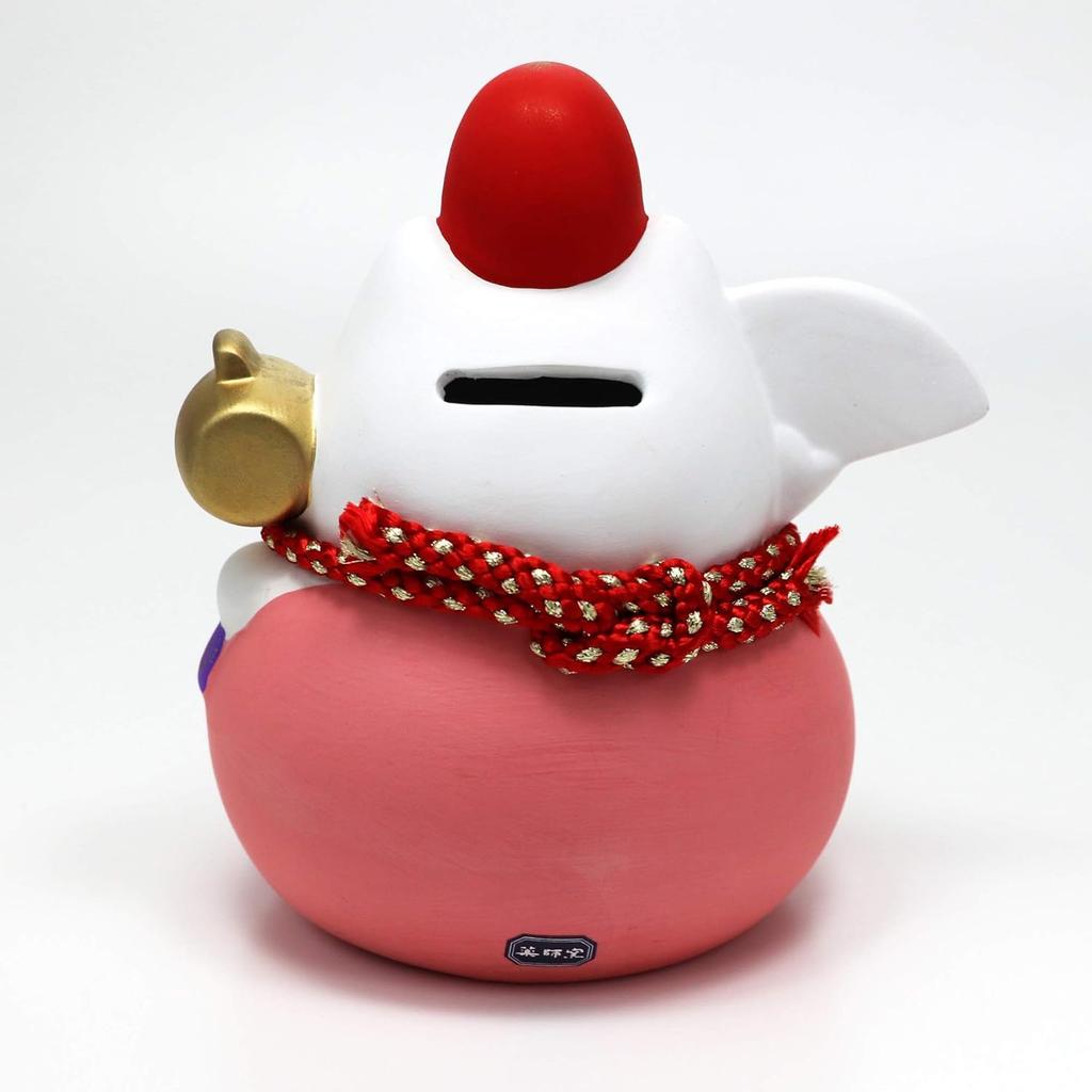 Osaka Choseido Daruma Glücksbringer Enthält Originalen Holzanhänger Figur, Sieg, Maneki-neko, Rot, Keramik, Anhänger, Glücksbringend, (Getrennt