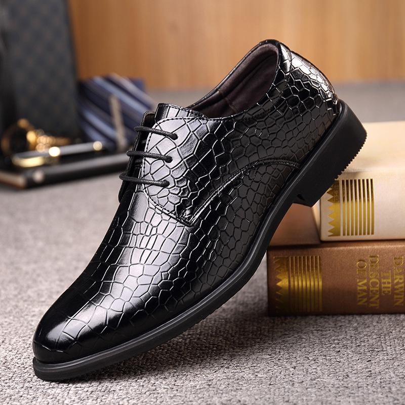 Buy Men's Business Slip on Oxford Pu Leather Breathable Pointed Toe
