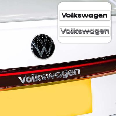 sad63D ABS Emblem Badge Car Sticker Auto Trunk Decal For Polo Sharan Golf Scirocco Touran Touareg Rline GIT Tcross Tiguan