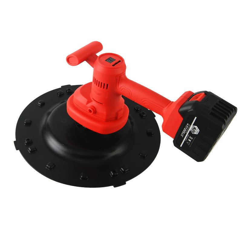 Digital Lithium Battery Polishing Machine Electric Concrete Floor Polisher Plastering Magic Tool Cement Mortar Wall Polishing