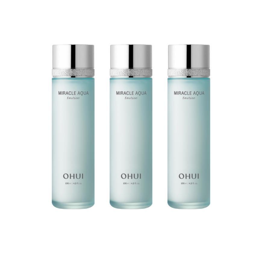 Ohui Miracle Aqua Skin Softener 150ml / Emulsion 130ml (7 Options)
